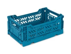 Cagette En Plastique Empilable - Petite - Peacock Green