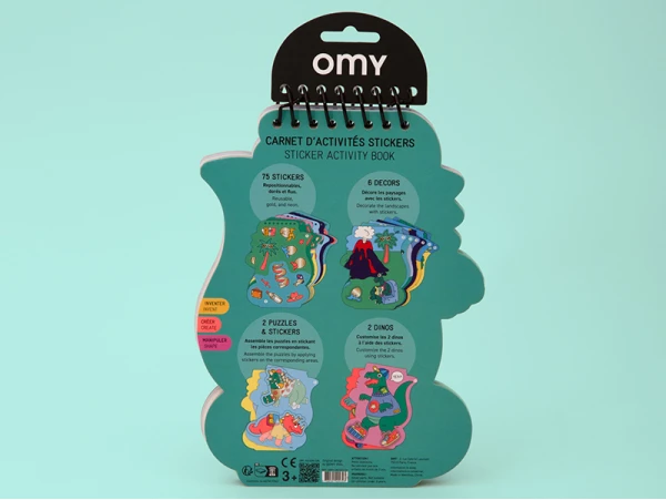 Carnet D'activité Sticker - Dino De OMY – Image 3