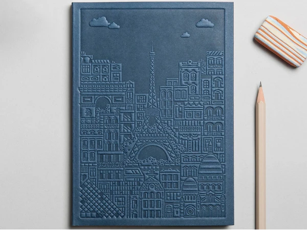 Carnet Paris Bleu - The City Works – Image 2