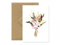 Carte Aquarelle - Bouquet Moderne - ATWS