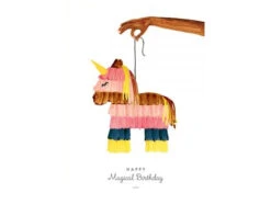 Carte Aquarelle - Piñata - ATWS