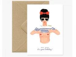 Carte Aquarelle - Sexy Birthday - ATWS