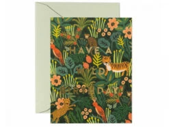 Carte D'anniversaire - Animaux Sauvages