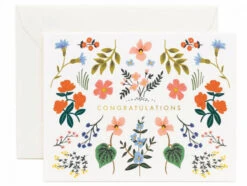 Carte De Félicitations - Fleurie