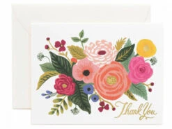 Carte De Remerciements - Bouquet De Fleurs