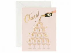 Carte De Voeux - Tour De Champagne "Cheers !"