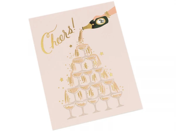 Carte De Voeux - Tour De Champagne "Cheers !" – Image 2