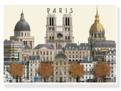 Carte Postale A5 Paris I