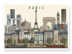Carte Postale A5 Paris II