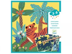 Djeco Cartes à Gratter Des Petits - Grosses Bêtes