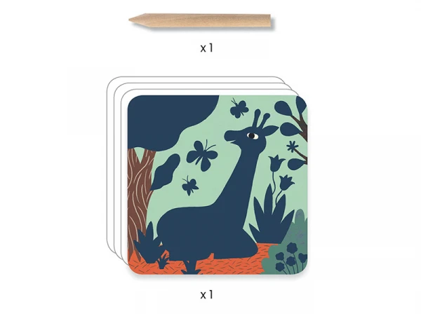 Djeco Cartes à Gratter Des Petits - Grosses Bêtes – Image 4