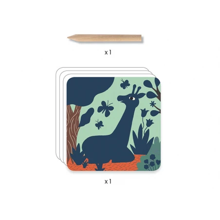 Djeco Cartes à Gratter Des Petits - Grosses Bêtes – Image 8