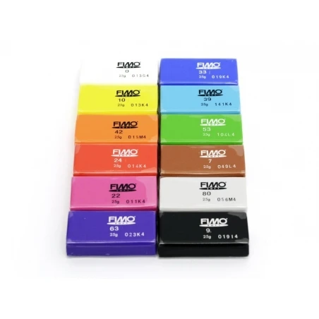 Coffret 12 Demi-pains De Pâte FIMO SOFT – Image 5