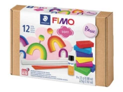 Coffret 7 Pâtes FIMO SOFT + Vernis + Accessoires