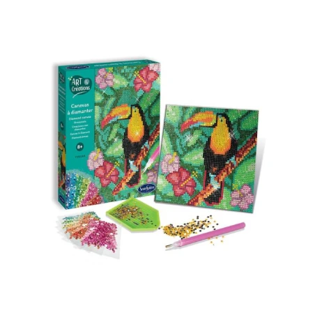 Coffret Canevas à Diamanter - Toucan – Image 4