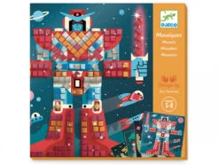 Djeco Coffret Collage De Mosaïque - Space Battle
