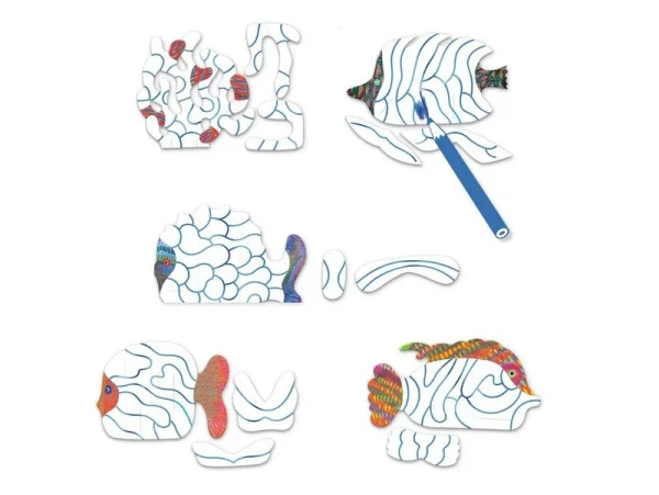 Djeco Coffret DIY Créer Avec Du Papier - Sous Les Ondes – Image 4