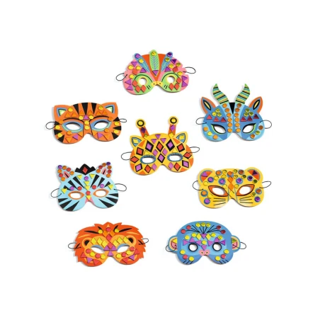 Djeco Coffret DIY Masques Mosaïques à Décorer – Image 6