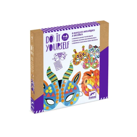 Djeco Coffret DIY Masques Mosaïques à Décorer – Image 8