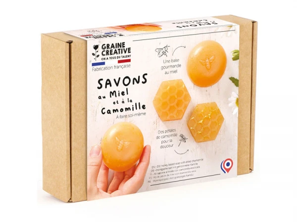 Coffret DIY - Savons Au Miel Et à La Camomille