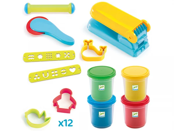 Djeco Coffret Pâte à Modeler - Tout Pour Commencer - Classique – Image 2