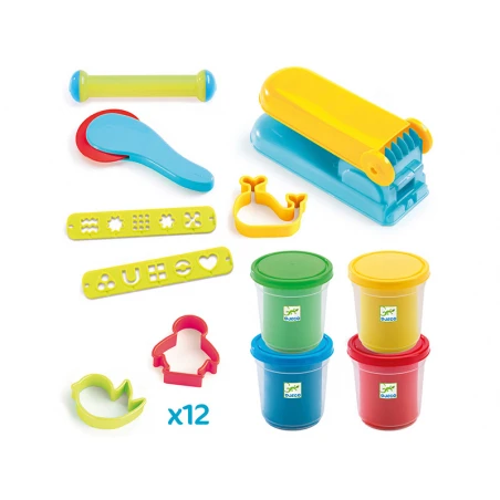 Djeco Coffret Pâte à Modeler - Tout Pour Commencer - Classique – Image 5