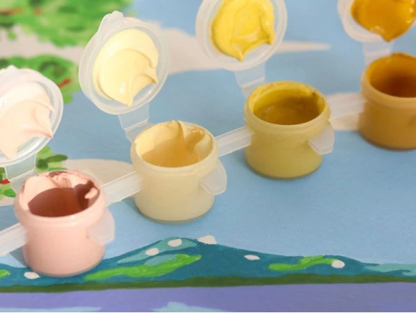 Coffret Peinture Au Numéro - Fenêtre Ouverte Sur Naples Par Limistic - PETIT PINCEAU – Image 3