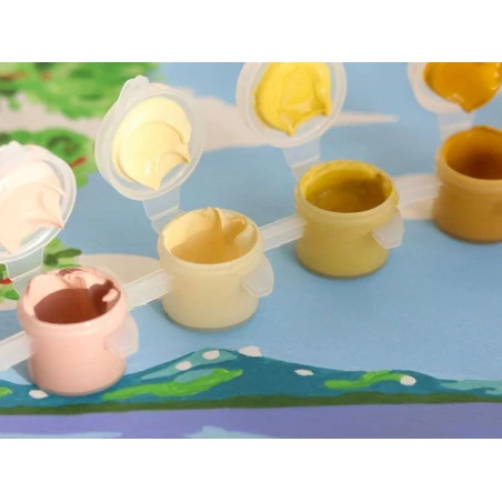 Coffret Peinture Au Numéro - Fenêtre Ouverte Sur Naples Par Limistic - PETIT PINCEAU – Image 7