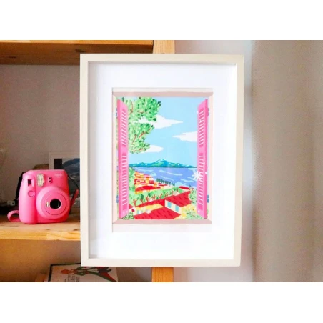 Coffret Peinture Au Numéro - Fenêtre Ouverte Sur Naples Par Limistic - PETIT PINCEAU – Image 8