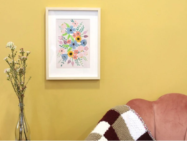 Coffret Peinture Au Numéro - Flowers Par Art.iisan - PETIT PINCEAU – Image 4