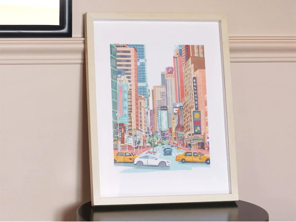 Coffret Peinture Au Numéro - Petit Pinceau - Broadway And West 53RD Par Grace Helmer – Image 3