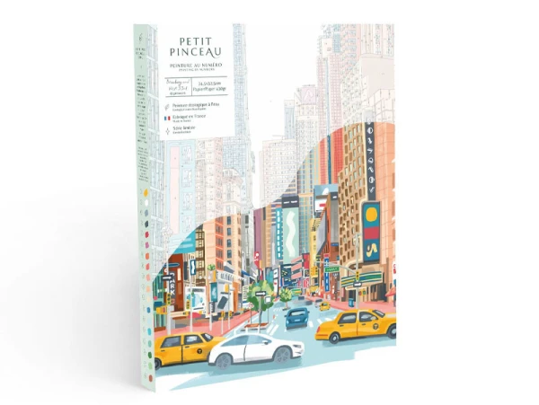 Coffret Peinture Au Numéro - Petit Pinceau - Broadway And West 53RD Par Grace Helmer