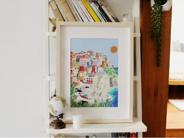 Coffret Peinture Au Numéro - Petit Pinceau - Cinque Terre Par Kenzie Elston – Image 3