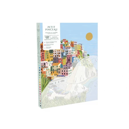 Coffret Peinture Au Numéro - Petit Pinceau - Cinque Terre Par Kenzie Elston – Image 6