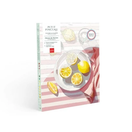 Coffret Peinture Au Numéro - Petit Pinceau - Citrons De Menton Par La Petite Epicerie – Image 5