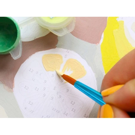 Coffret Peinture Au Numéro - Petit Pinceau - Citrons De Menton Par La Petite Epicerie – Image 7