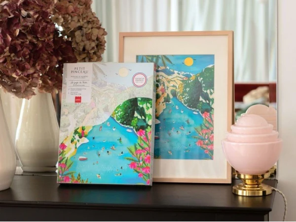 Coffret Peinture Au Numéro - Petit Pinceau - Les Gorges Du Verdon Par Nolwenn Studio – Image 6