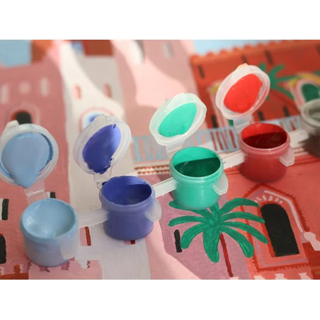 Coffret Peinture Au Numéro - Petit Pinceau - Maroc Par Mona Mai – Image 10