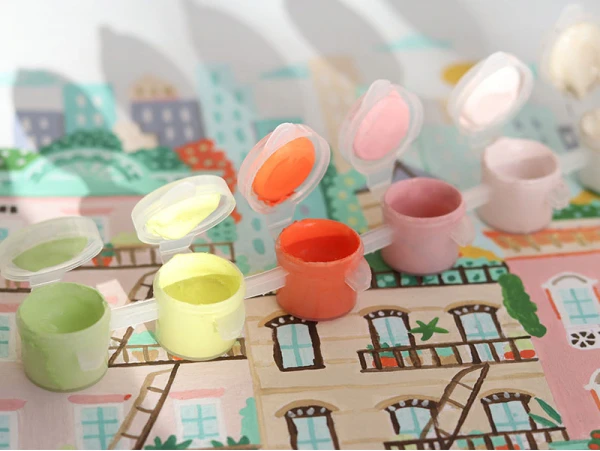 Coffret Peinture Au Numéro - Petit Pinceau - New York Par Hoglet And Co – Image 4