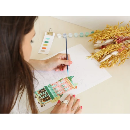 Coffret Peinture Au Numéro - Petit Pinceau - New York Par Hoglet And Co – Image 7