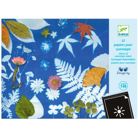 Cyanotype 12 Papiers Créatifs - Djeco – Image 4
