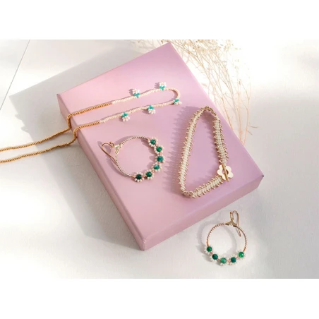 Kit DIY Bijouterie - Mes Bijoux En Perles De Rocailles - Vert – Image 8