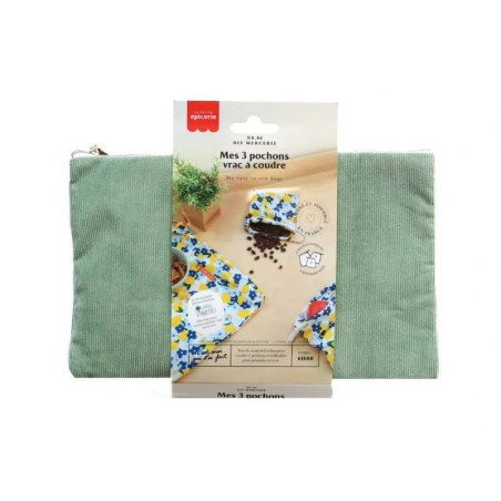 Kit DIY Mercerie - Mes 3 Pochons Vrac à Coudre Tissu Citron – Image 4
