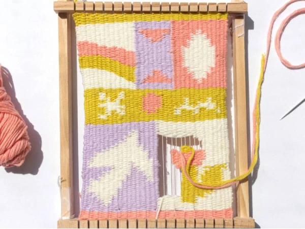 Kit DIY Mercerie - Mon Tissage Mural - Pop – Image 3