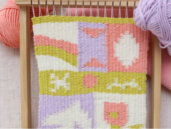 Kit DIY Mercerie - Mon Tissage Mural - Pop – Image 4