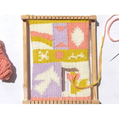 Kit DIY Mercerie - Mon Tissage Mural - Pop – Image 9