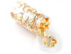 Grande Boite De Feuilles D'étain Pour Résine Et Création De Bijoux - Doré