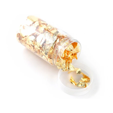 Grande Boite De Feuilles D'étain Pour Résine Et Création De Bijoux - Doré – Image 4