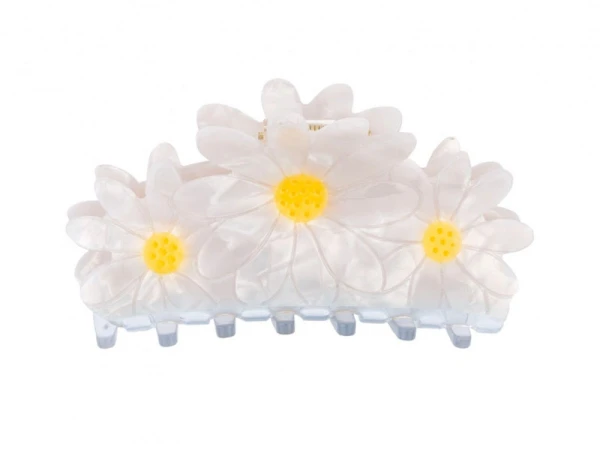 Grande Pince à Cheveux - Pâquerettes