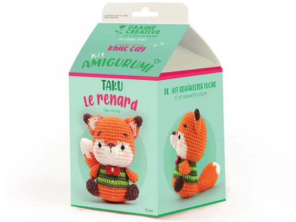 Kit Amigurumi Renard